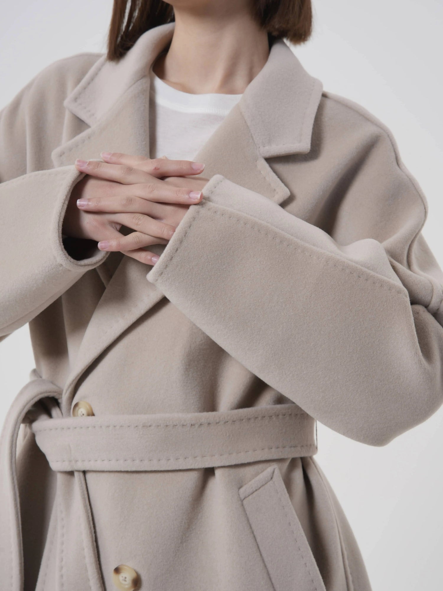 Manteau long en laine et cachemire Patena alternative Max Mara