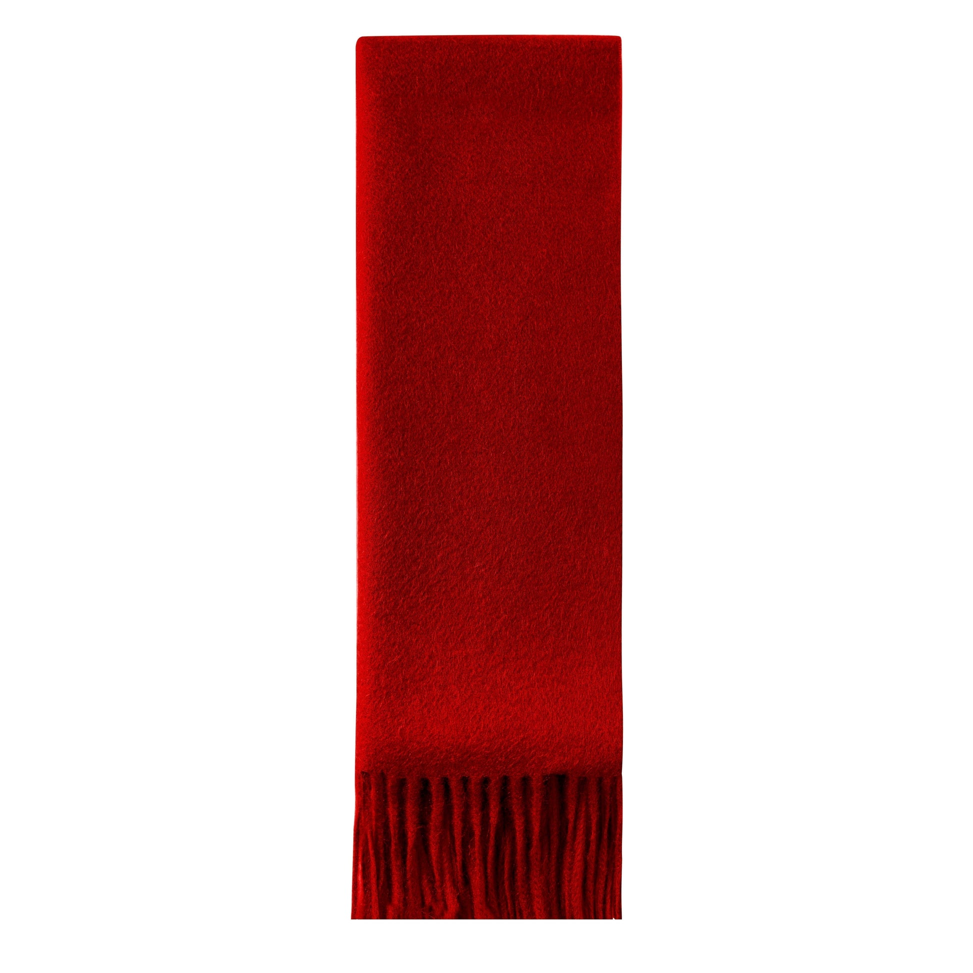 Écharpe en cachemire rouge de mongolie douce et intemporelle pour l'hiver