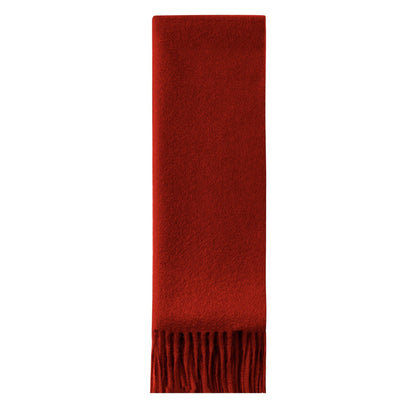Écharpe cachemire alternative luxe rouge
