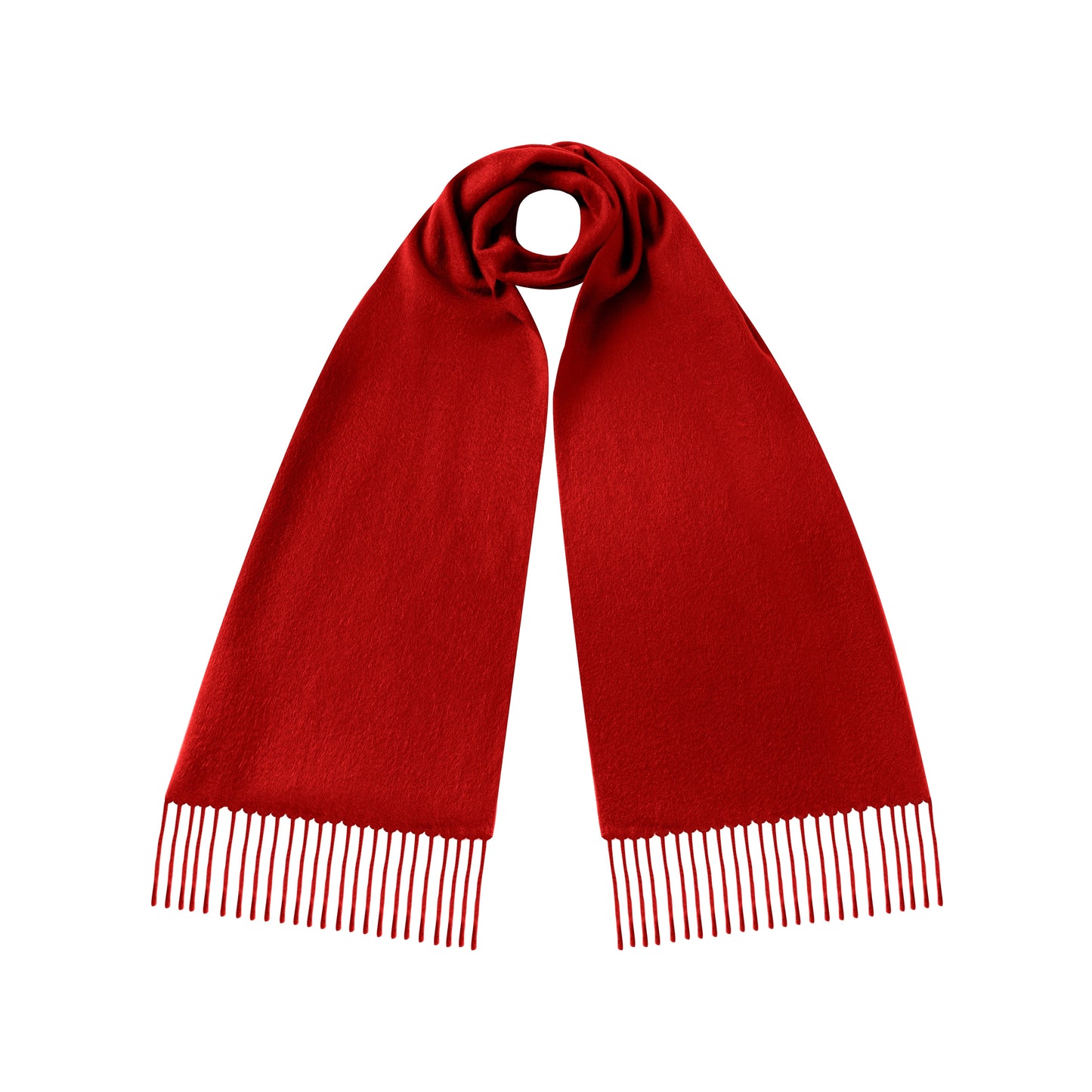 Écharpe rouge en cachemire 100% mongolie qualité supérieure pour l'hiver