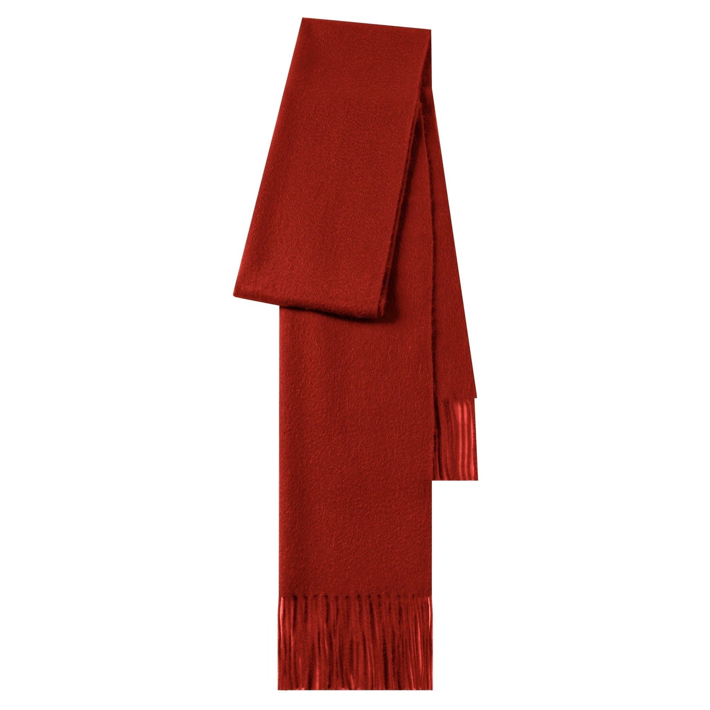 Écharpe rouge 100% cachemire de mongolie haut de gamme