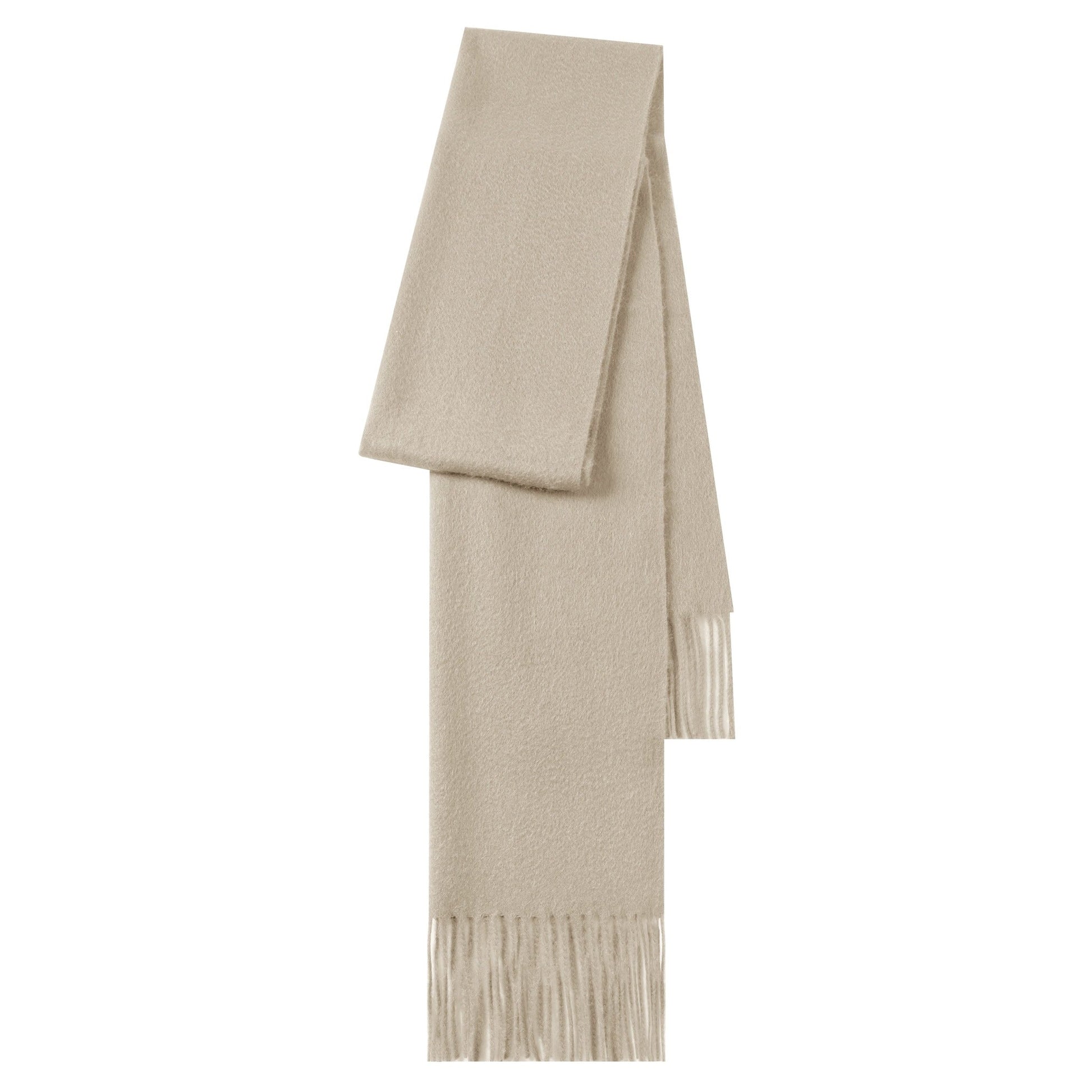 Écharpe femme beige 100% en cachemire haut de gamme accessible chaude